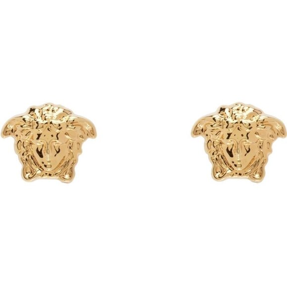 Versace Jewelry - VERSACE Gold Small Medusa Stud Earrings - NIB
